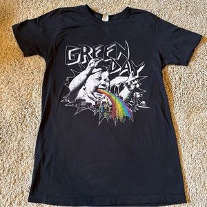 Vintage Y2K Green Day Band T-Shirt Mens Size Small Short Sleeve